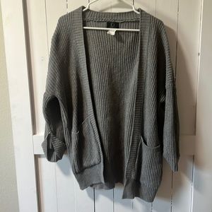 Grey cardigan